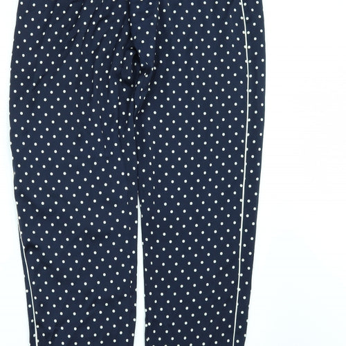 Marks and Spencer Womens Beige Polka Dot  Kaftan Pyjama Set Size 8
