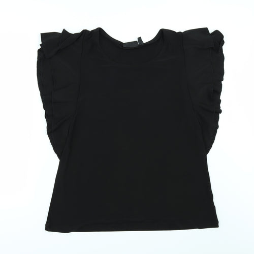 Attitudes Womens Black   Tunic Blouse Size L
