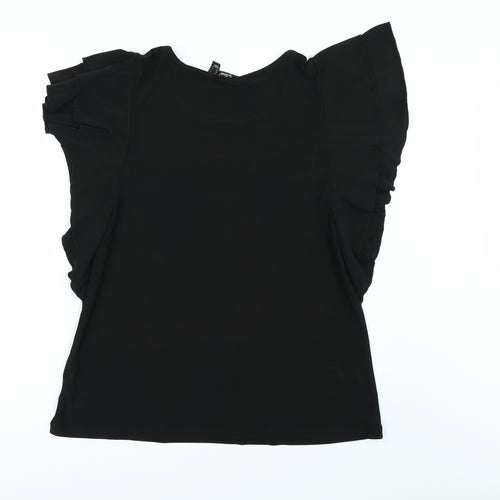 Attitudes Womens Black   Tunic Blouse Size L