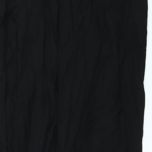 H&M Womens Black   Trousers  Size 8 L27 in