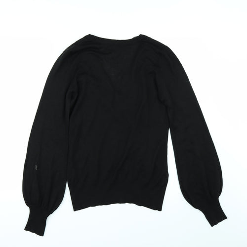 H&M Womens Black   Pullover Jumper Size M