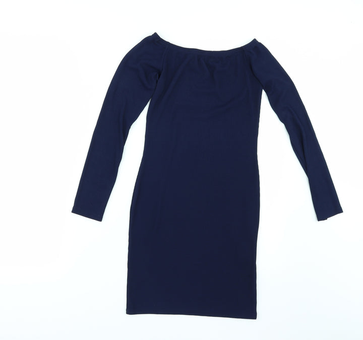 boohoo Womens Blue Bodycon Size 8