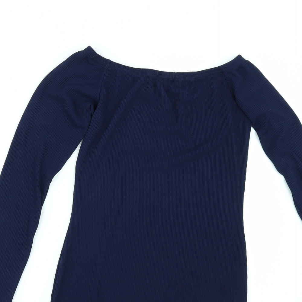 boohoo Womens Blue   Bodycon  Size 8