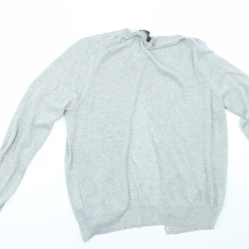 Marks and Spencer Womens Silver   Cape Jumper Size 14