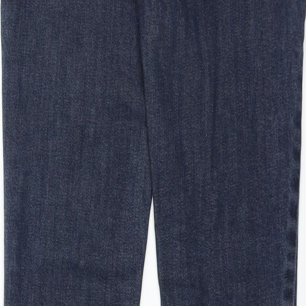 Miss Selfridge Womens Blue   Straight Jeans Size 8 L30 in
