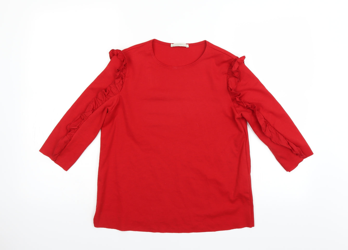 Zara Womens Red   Pullover Jumper Size S