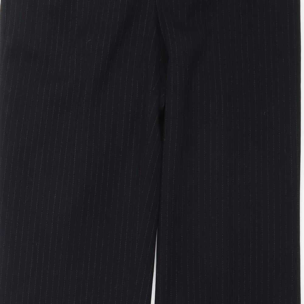 Banana Republic Womens Black Striped  Trousers  Size 4 L30 in