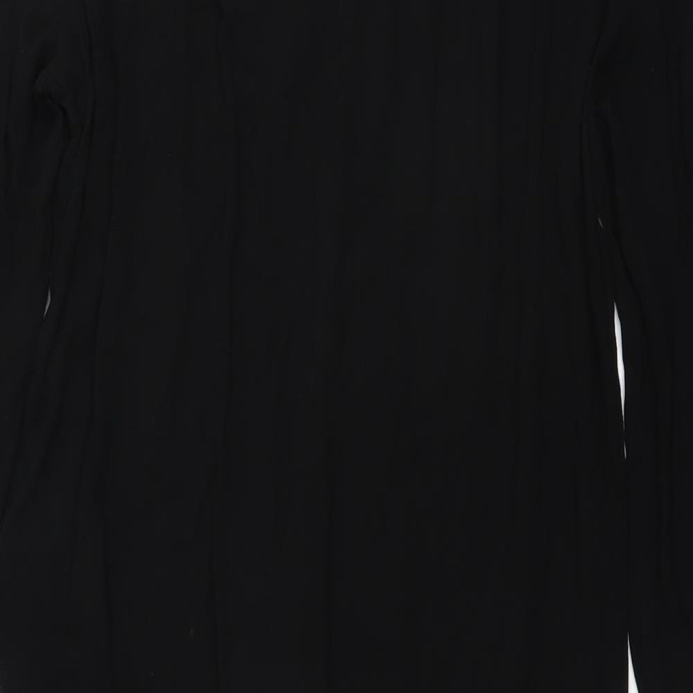 H&M Womens Black   Shirt Dress  Size 10
