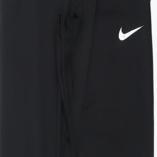 Nike Womens Black   Compression Leggings Size S L28 in