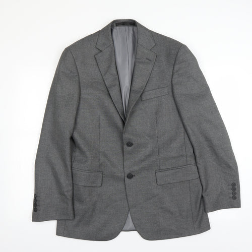 Marks and Spencer Mens Grey   Jacket Suit Jacket Size 38