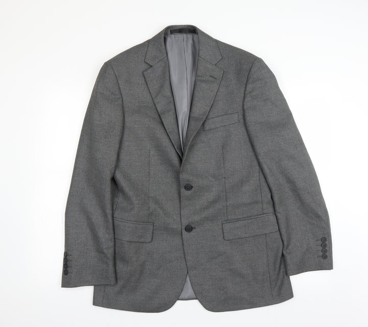 Marks and Spencer Mens Grey Jacket Suit Jacket Size 38