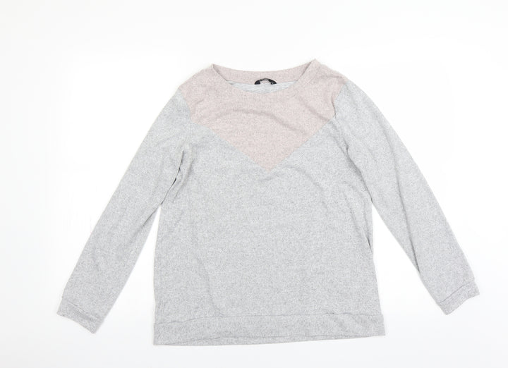 F&F Womens Grey Pullover Jumper Size 12