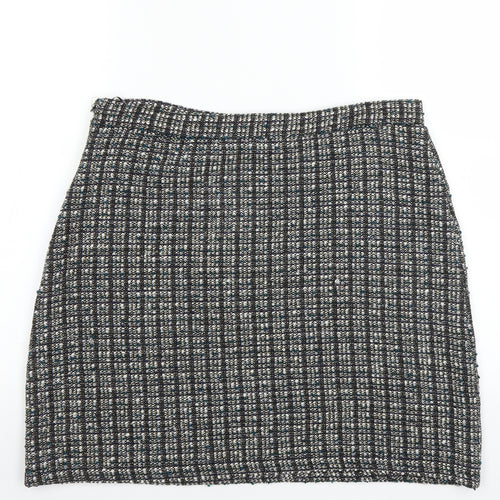 Sainsburys Womens Black   A-Line Skirt Size 10