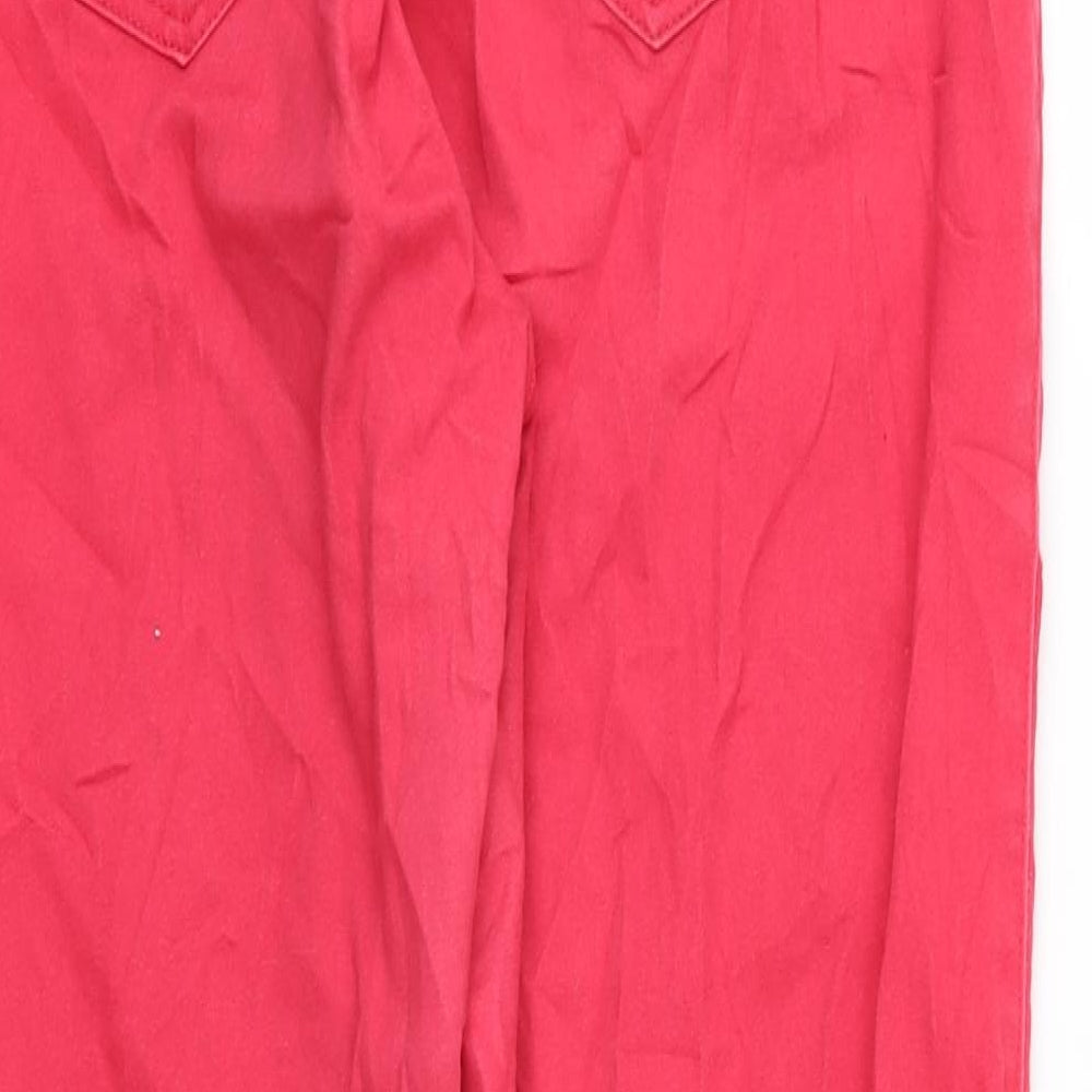TU Womens Red  Denim Jegging Jeans Size 18 L30 in