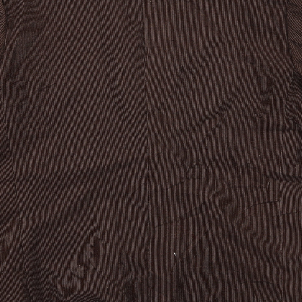 Preworn Mens Brown  Corduroy Jacket Suit Jacket Size 40