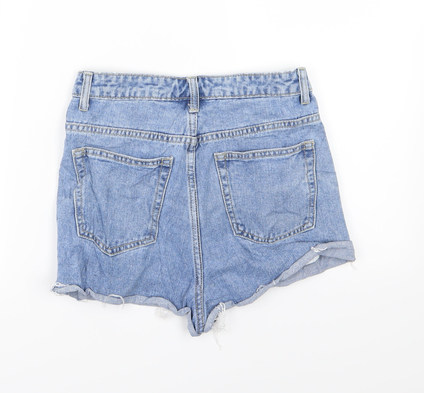 REDAIL Womens Blue  Denim Hot Pants Shorts Size 6