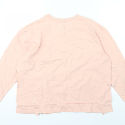 Dorothy Perkins Womens Pink  Jersey Pullover Sweatshirt Size 16