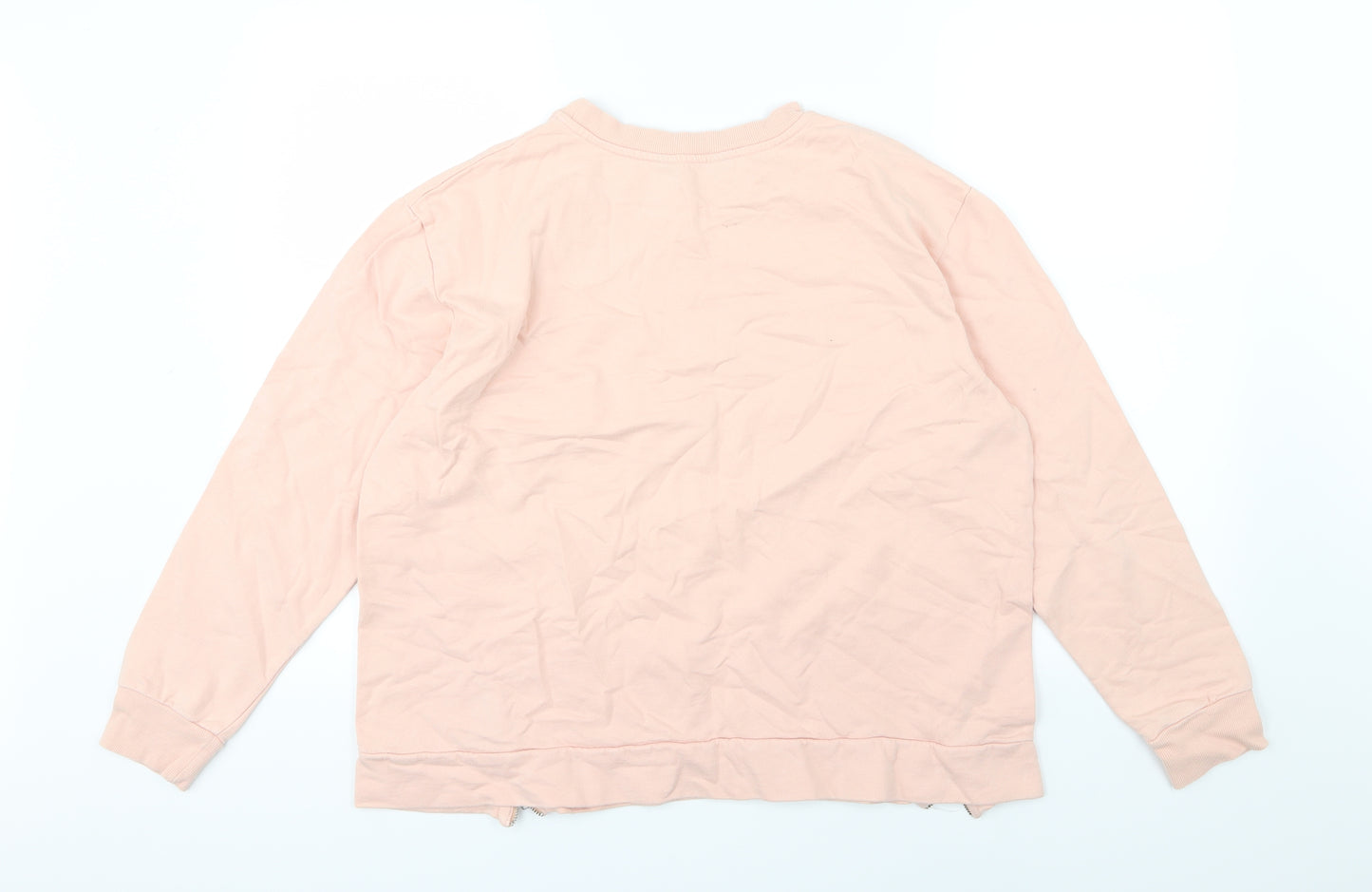 Dorothy Perkins Womens Pink  Jersey Pullover Sweatshirt Size 16