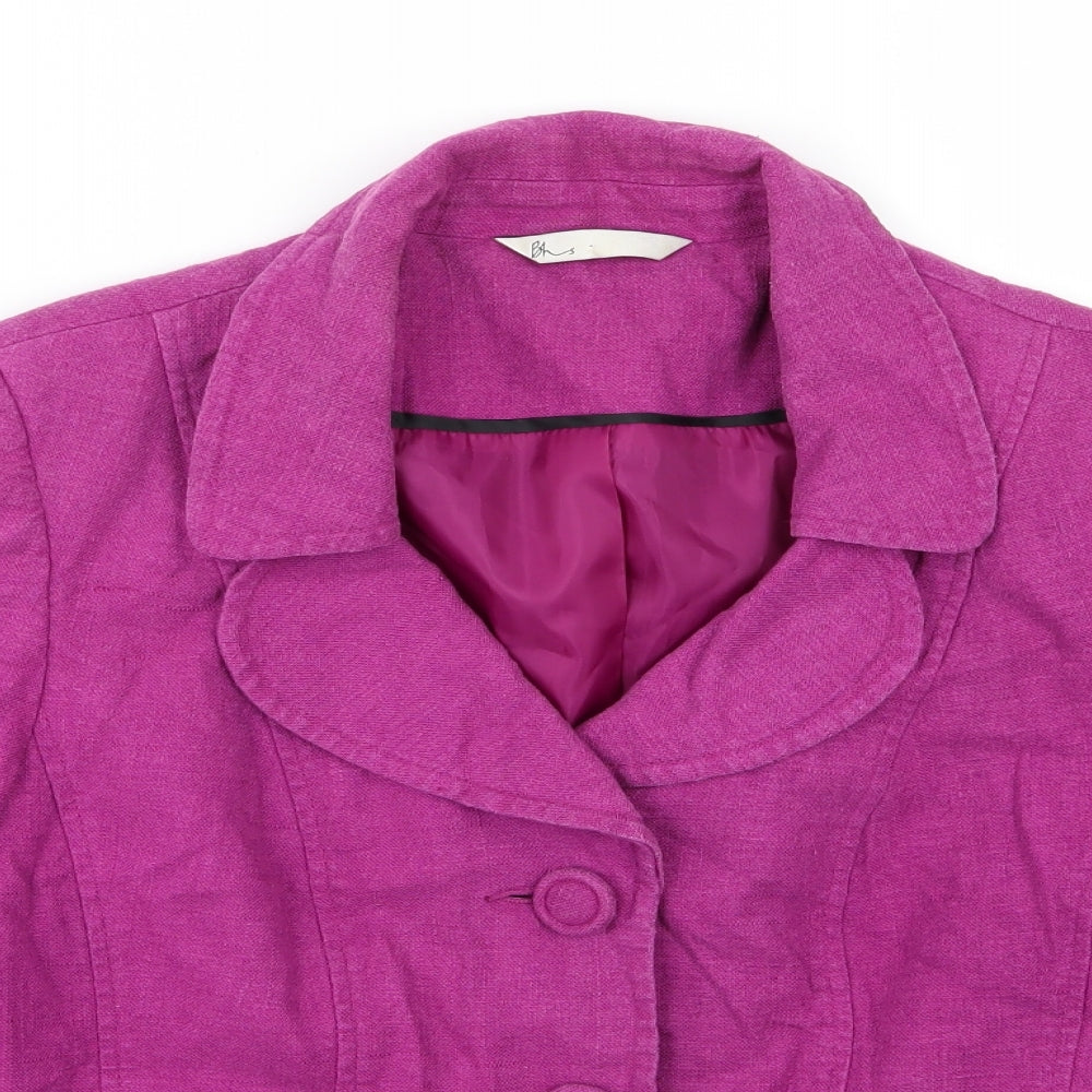 BHS Womens Purple   Jacket  Size 14