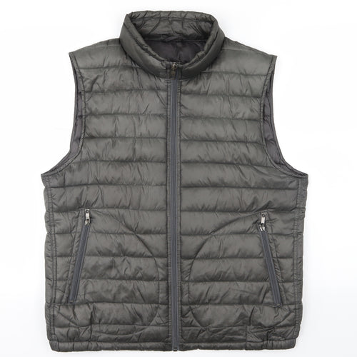 Zara Mens Grey   Gilet Jacket Size L