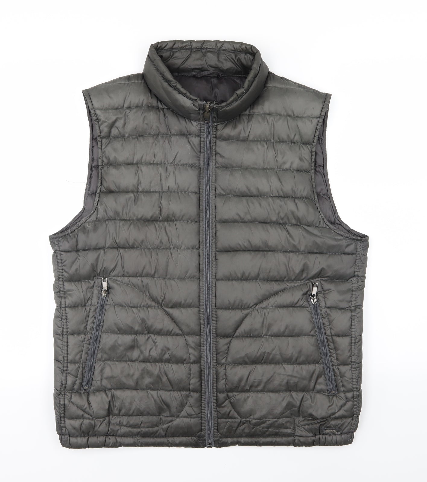 Zara Mens Grey   Gilet Jacket Size L
