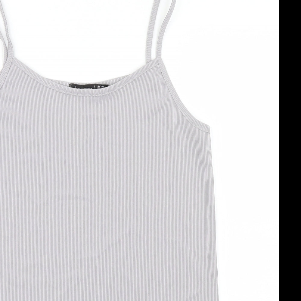 Boohoo Womens Grey   Camisole T-Shirt Size 14