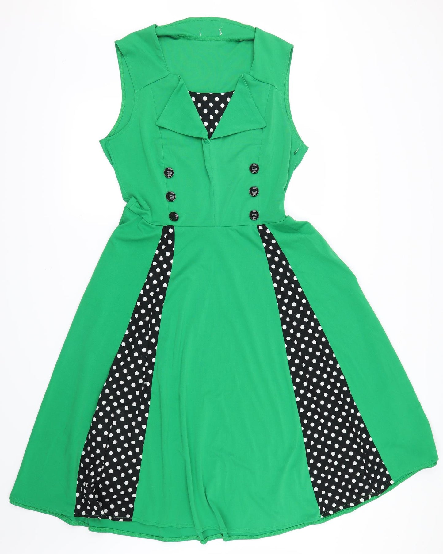 Vicabo Womens Green   Shirt Dress  Size 18
