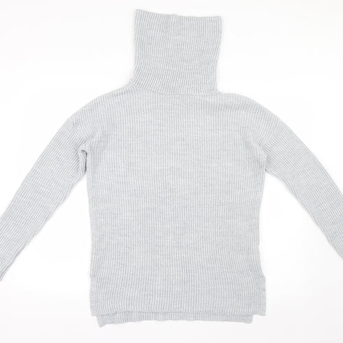Mudo Collection Womens Grey  Knit Pullover Jumper Size S