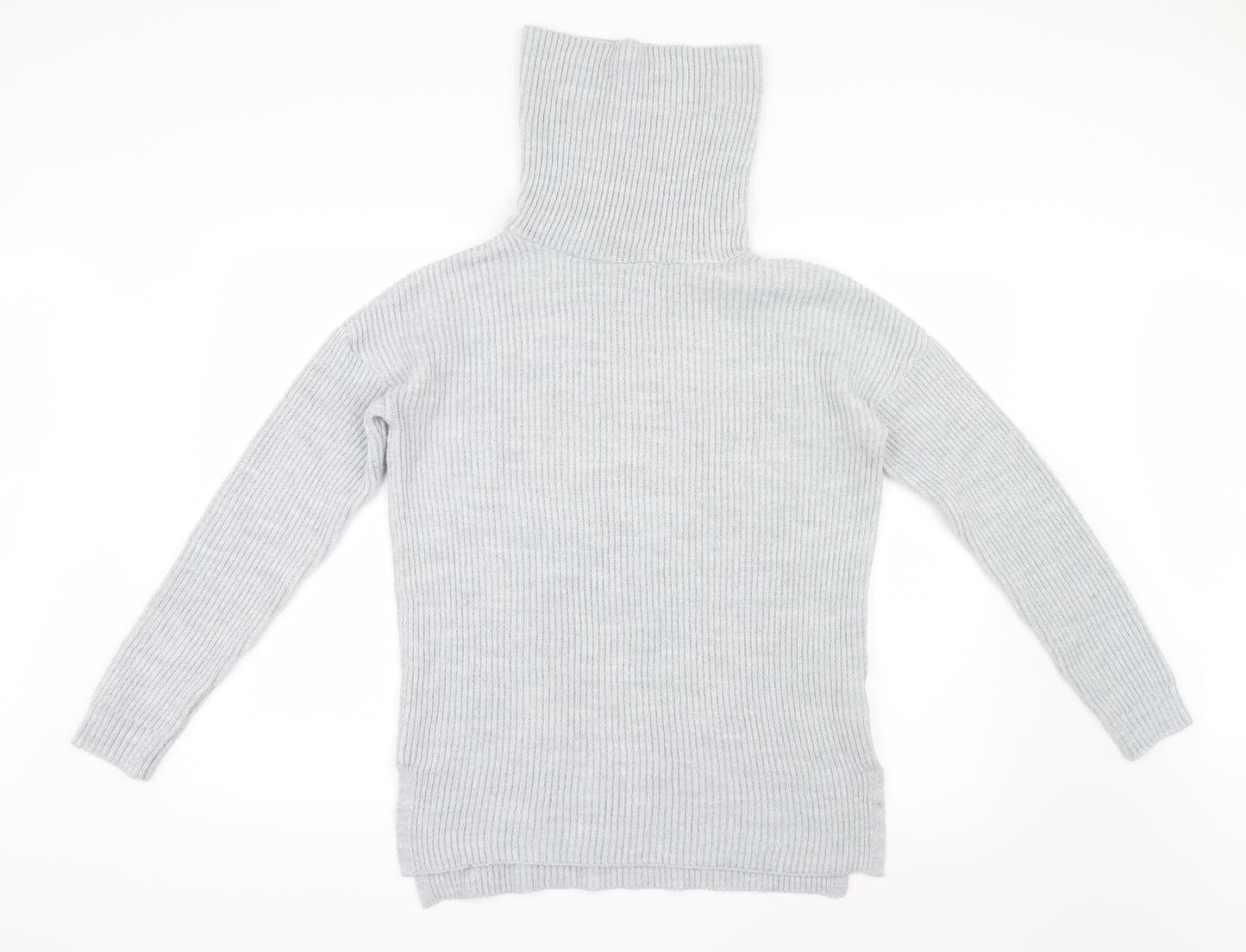 Mudo Collection Womens Grey  Knit Pullover Jumper Size S
