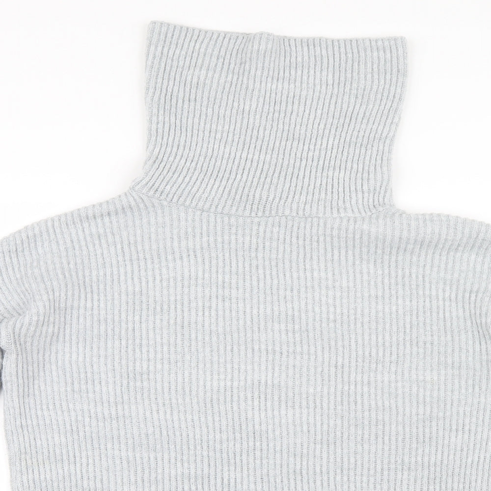 Mudo Collection Womens Grey  Knit Pullover Jumper Size S