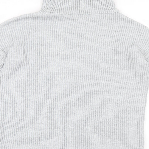 Mudo Collection Womens Grey  Knit Pullover Jumper Size S