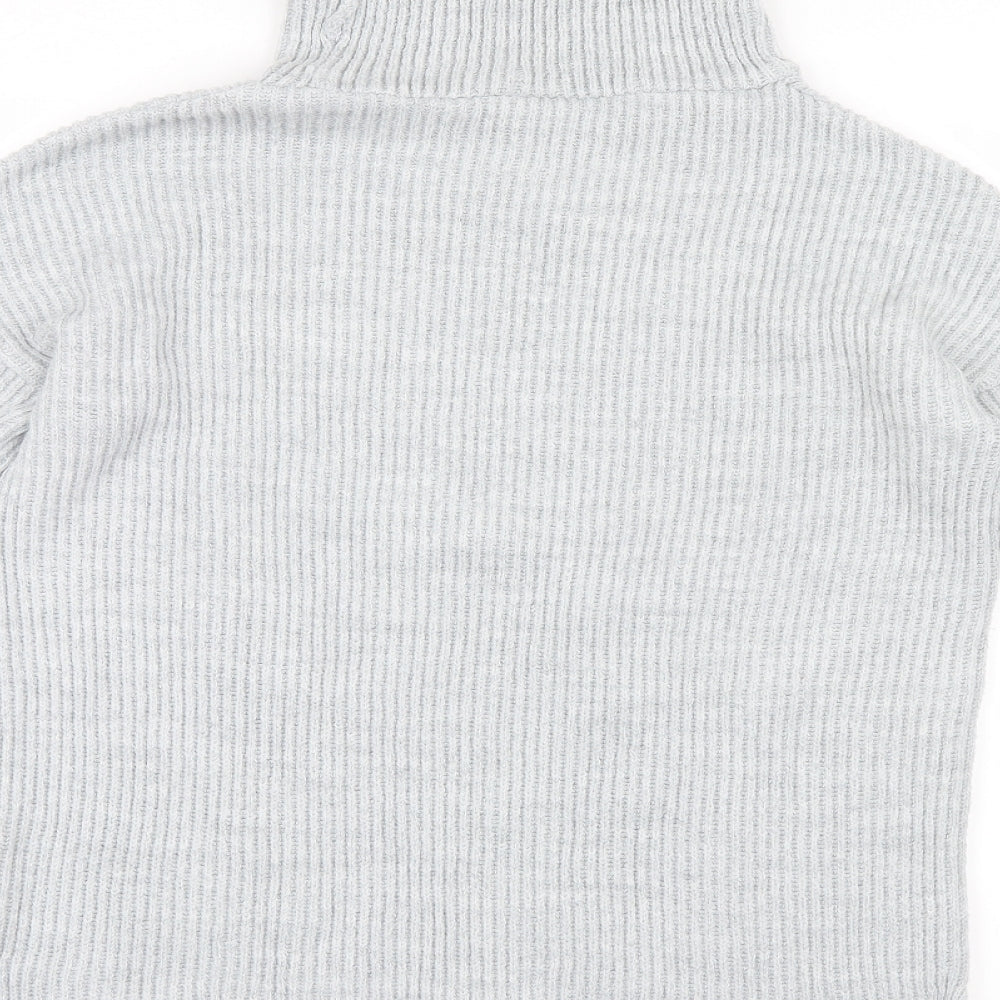 Mudo Collection Womens Grey  Knit Pullover Jumper Size S