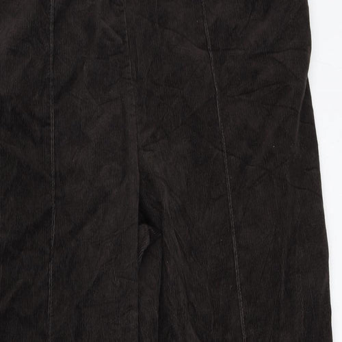Marks and Spencer Womens Brown  Corduroy Trousers  Size 20 L27 in