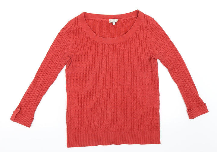 CC Womens Orange Pullover Jumper Size M
