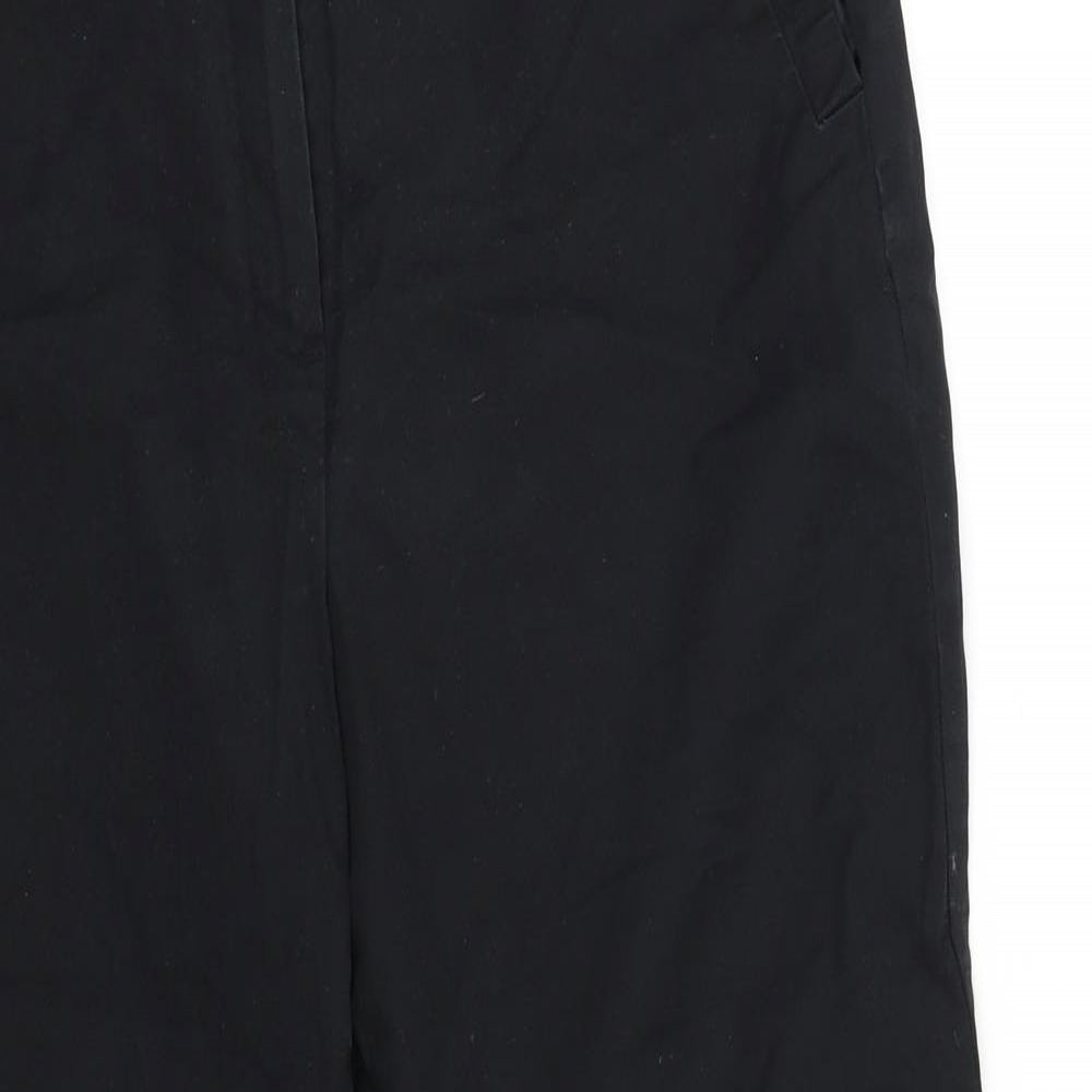 Marks and Spencer Womens Black   Chino Trousers Size M L26 in