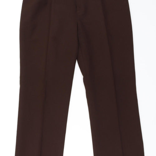 Preworn Womens Brown   Trousers  Size 38 L26 in
