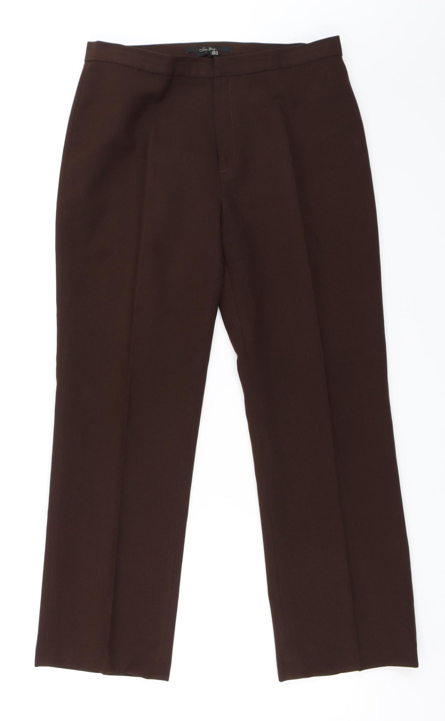 Preworn Womens Brown   Trousers  Size 38 L26 in