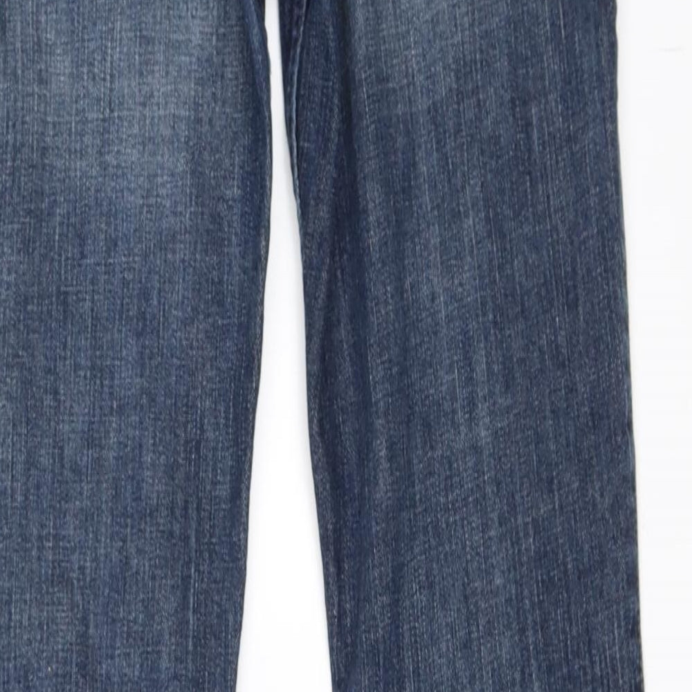 Preworn Womens Blue  Denim Skinny Jeans Size 6 L33 in