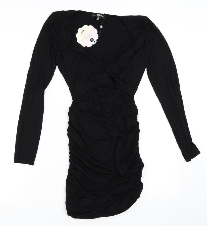 Daisy Street Womens Black   Bodycon  Size 6