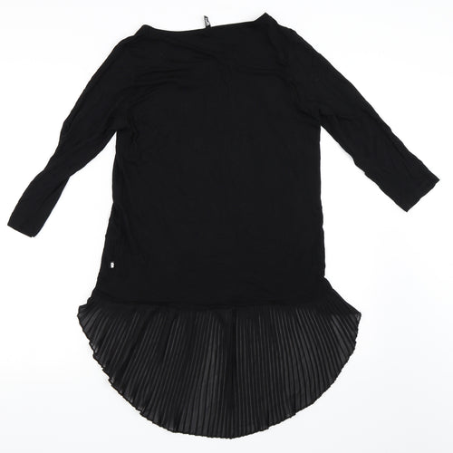 Miss Baron Womens Black   Basic Blouse Size L