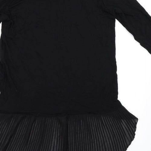 Miss Baron Womens Black   Basic Blouse Size L