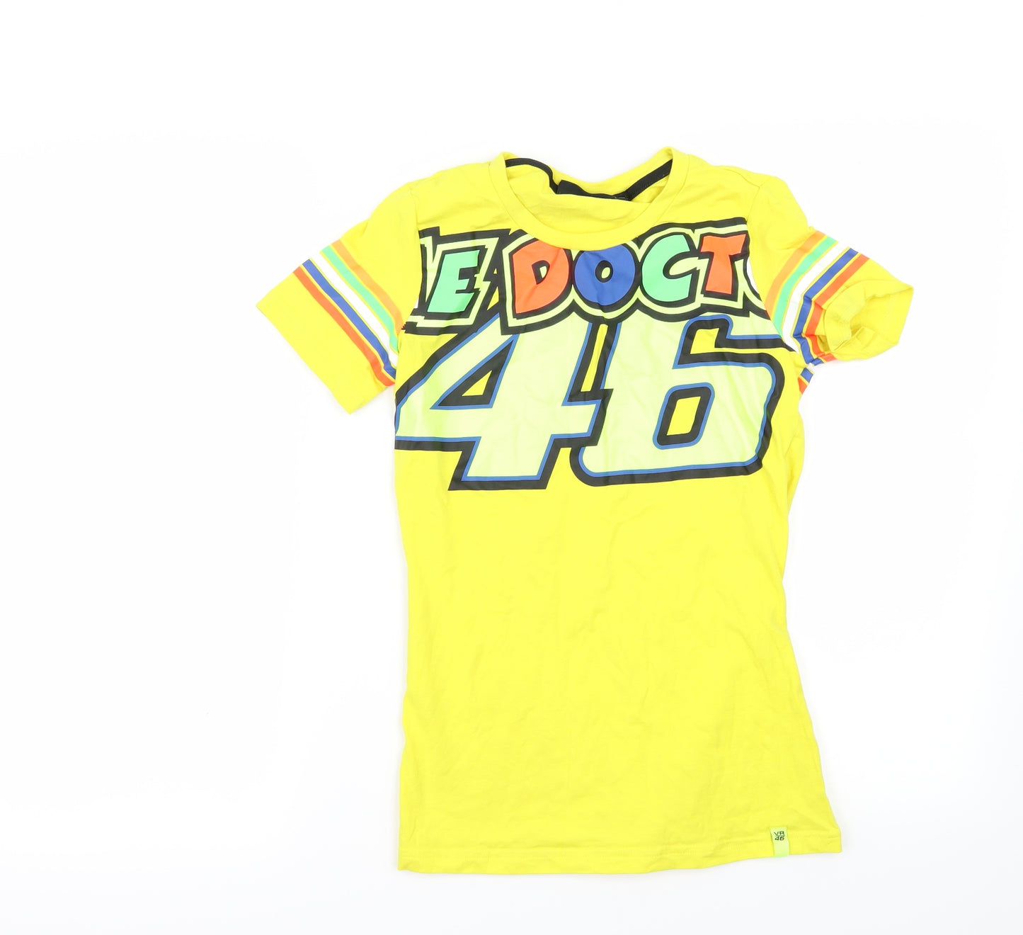 Valentino Rossi Mens Yellow    T-Shirt Size XS