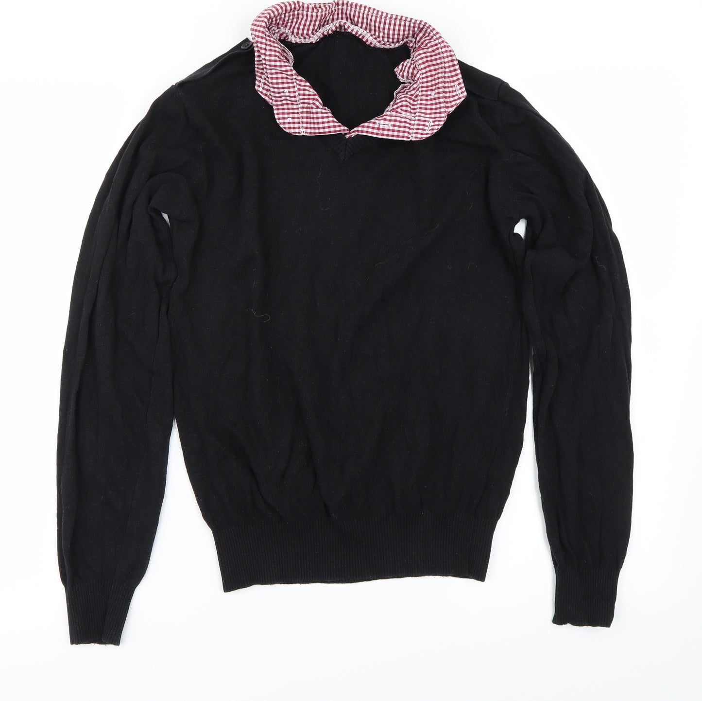River Island Womens Black   Pullover Jumper Size S
