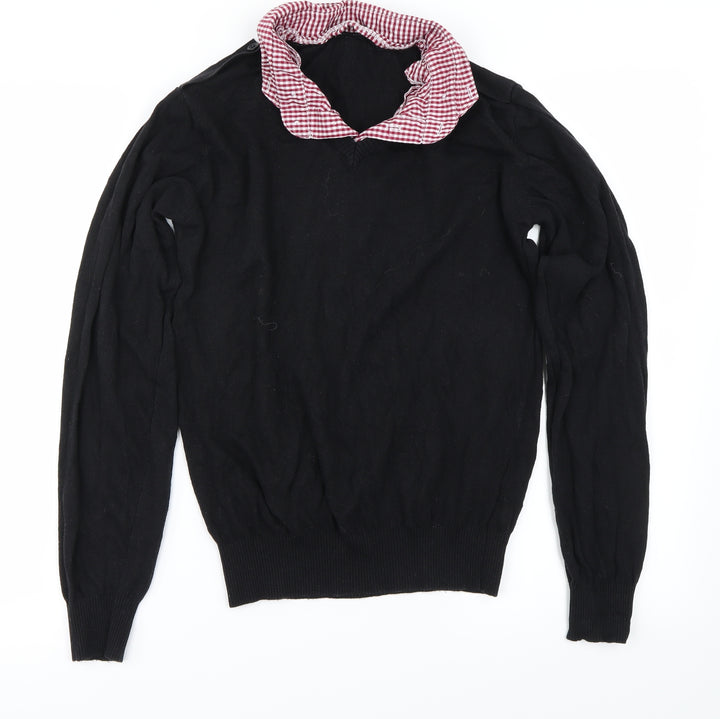 River Island Womens Black   Pullover Jumper Size S