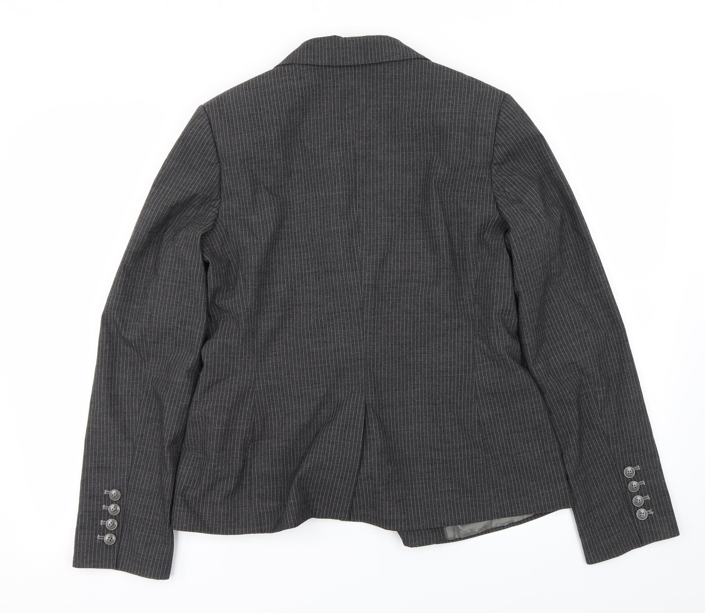 H&M Womens Grey   Jacket Blazer Size 12