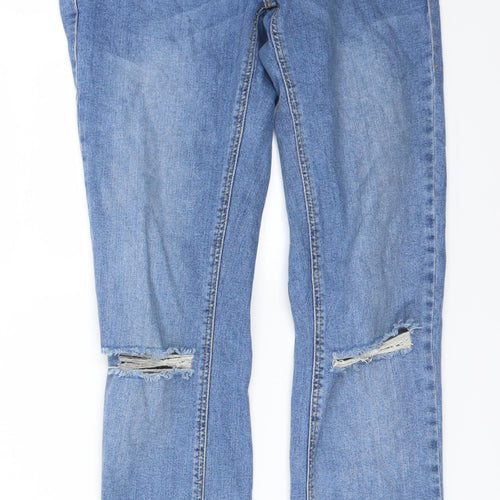 Topshop Womens Blue   Skinny Jeans Size 8 L31 in