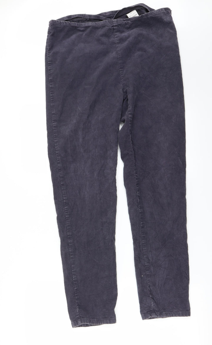 two day jeans Womens Purple Corduroy Straight Jeans Size 33 in L29 in