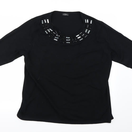 BM Womens Black   Pullover Jumper Size XL