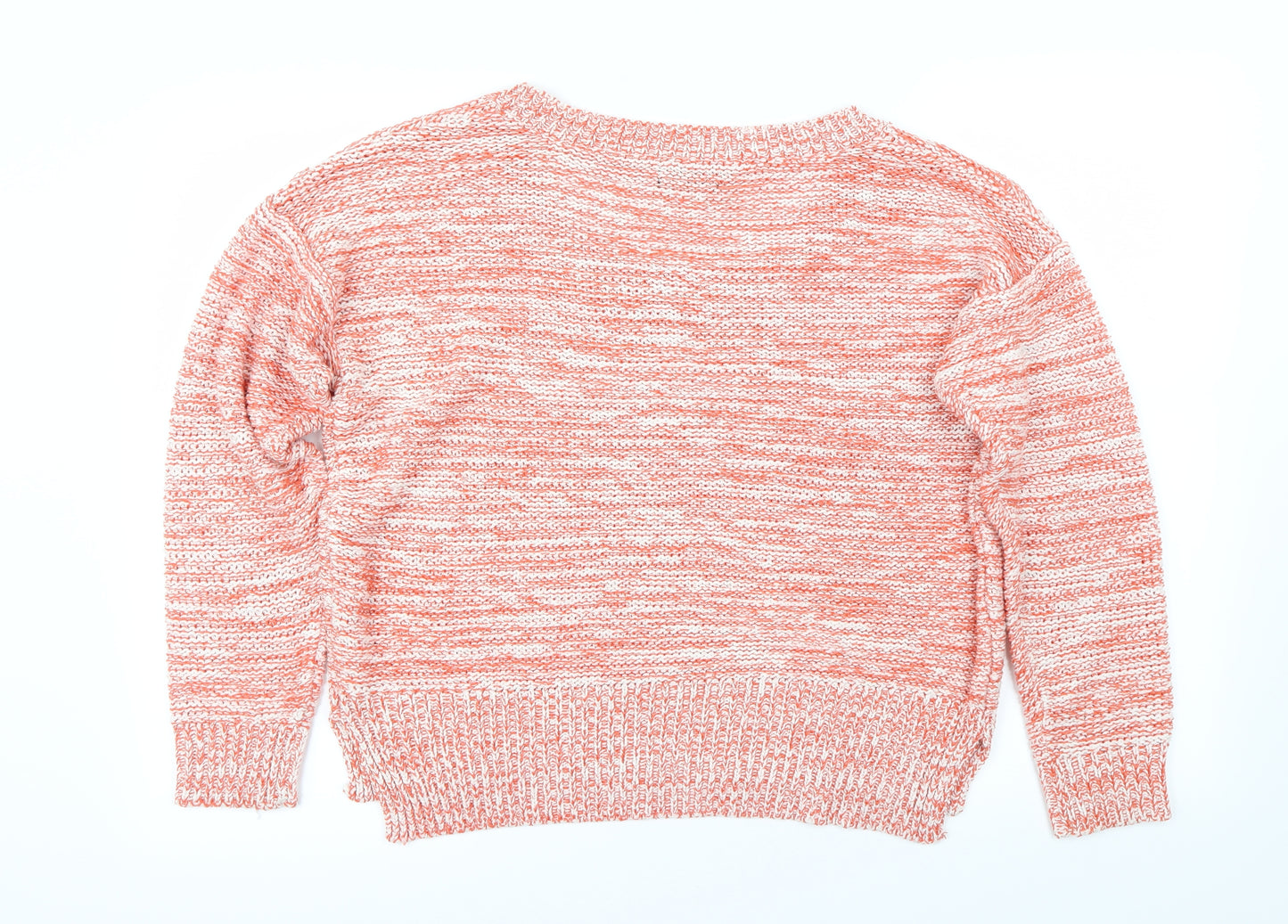Charcoal rose Womens Orange   Pullover Jumper Size S