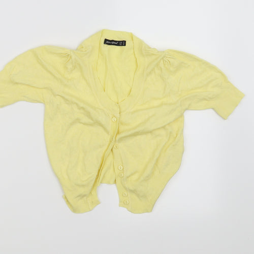 Atmosphere Womens Yellow   Cardigan Jumper Size 10